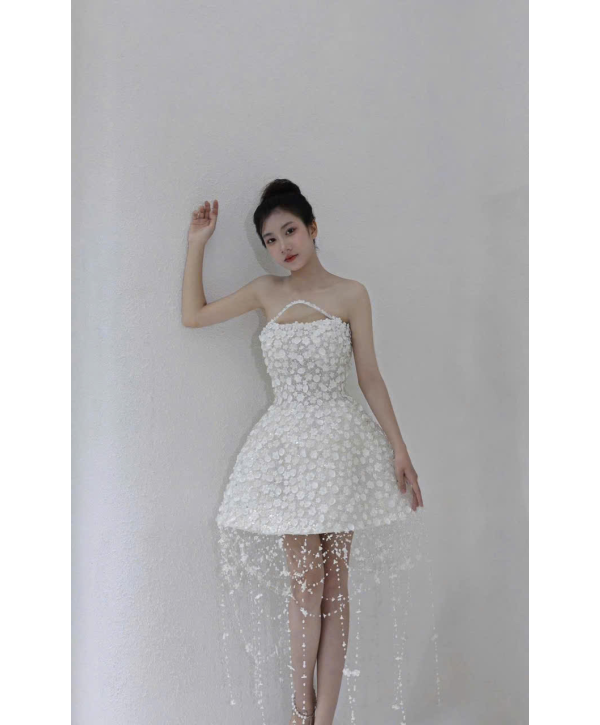Váy cưới dáng ngắn (mini dress)